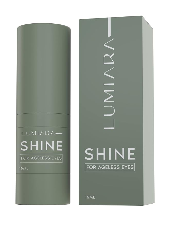 Lumiara Shine Anti Aging Eye Serum - Hydrating and Brightening Serum For All Ages & Skin Types - Organic, Paraben Free, Cruelty Free & Plant Based Wrinkle Reduction - Made In The USA - 15 ml-BrightBean Baby