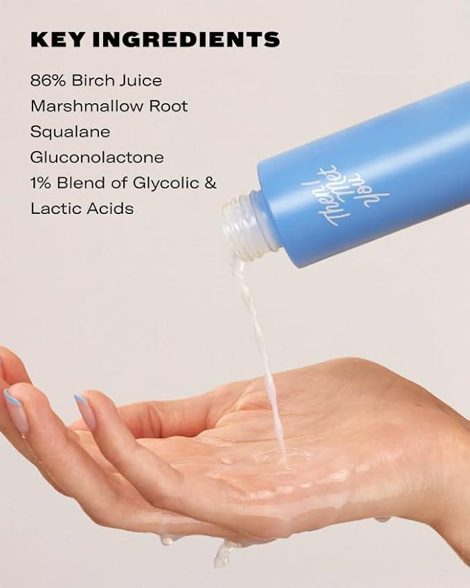 Then I Met You Birch Milk Refining Toner, Exfoliating & Hydrating Face Toner with Birch Juice, AHAs & PHAs, Vegan & Clean Skincare, 3.38 oz-BrightBean Baby