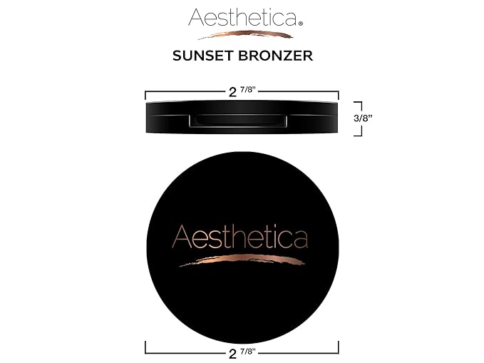Aesthetica Sunset- Matte Bronzing Powder Makeup Contouring Powder - Vegan & Cruelty Free-BrightBean Baby