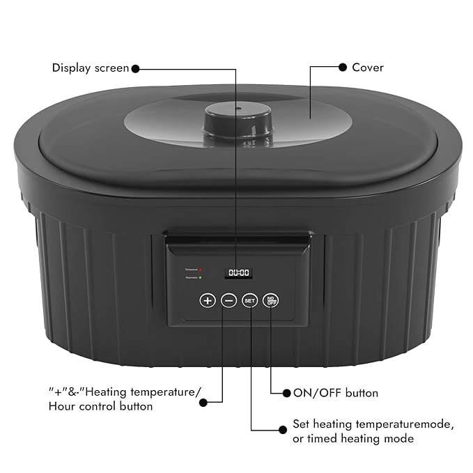 Paraffin Wax Machine for Hand and Feet, Waxkiss 5000ml Paraffin Bath with Lavender Paraffin Wax Warmer for Professional Spa & Arthritis Treatment At Home-BrightBean Baby