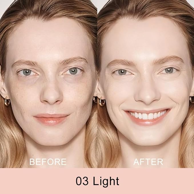 Kaely Color Correcting Concealer,Cream Pot Concealer Full Coverage,under Eye Concealer Palette for Conceals Dark Circles,Waterproof Foundation Face Makeup,02 Fair-BrightBean Baby