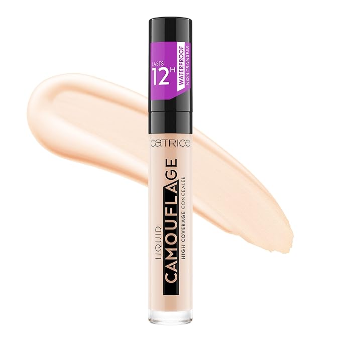 Catrice | Liquid Camouflage High Coverage Concealer | Ultra Long Lasting Concealer | Oil & Paraben Free | Cruelty Free (001 | Fair Ivory)-BrightBean Baby
