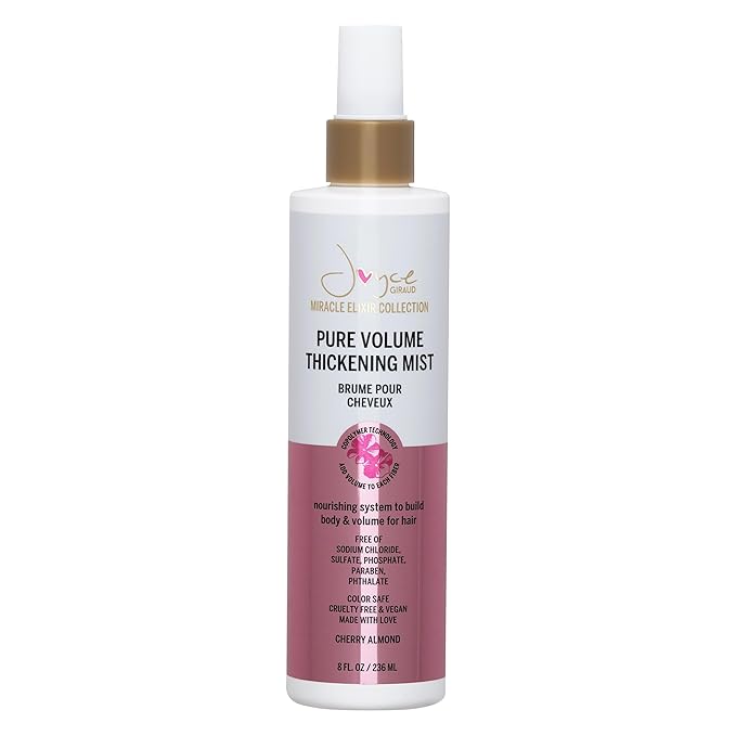 Joyce Giraud Volumizing & Thickening Mist, Adds Body & Fullness, Cherry Almond Scent, 8 Fl. Oz-BrightBean Baby