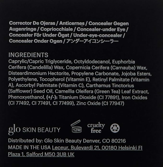 Glo Skin Beauty Under Eye Concealer Duo | Custom Blend Corrects & Conceals Dark Circles & Redness | Talc-Free Formula for All Skin Types Sand 0.11 Ounce (Pack of 1)-BrightBean Baby