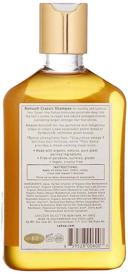 Rahua Classic Hair Shampoo, 9.3 Fl Oz, Naturally Infused, Plant Powered Ingredients, Sulfate Free, Woodsy & Earthy, with Palo Santo Oil for Scalp Care & Silky Hair, Vegan-BrightBean Baby