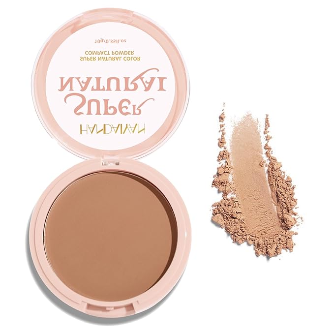 Pressed Face Powder Makeup Mineral Foundation Finishing Powder Pressed Finishing and Setting Powder Loose Setting Powder Makeup #06-BrightBean Baby