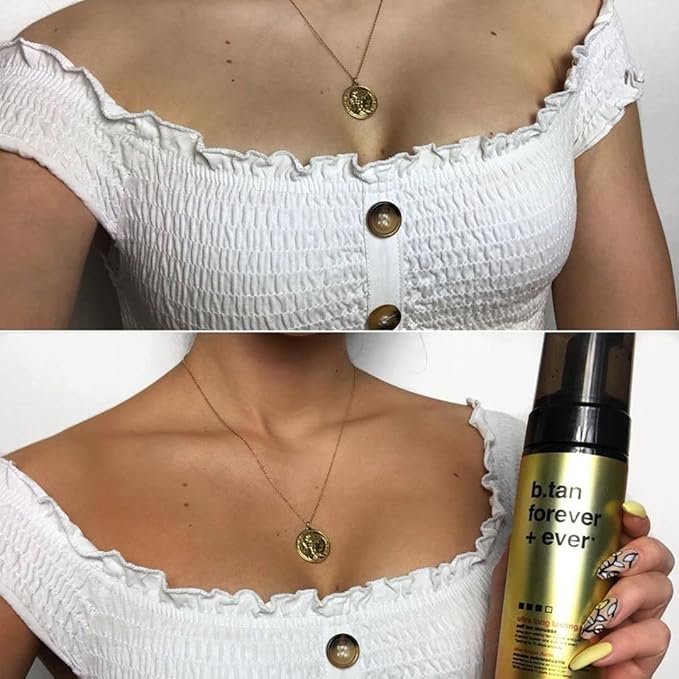 b.tan Ultra Long Lasting Self Tanner Mousse | Forever & Ever - Lasts Up to 11 Days, Fast, 1 Hour Express Sunless Tanning Foam, No Fake Tan Smell, Dark Bronze Glow, Vegan, Cruelty Free, 6.7 Fl Oz-BrightBean Baby