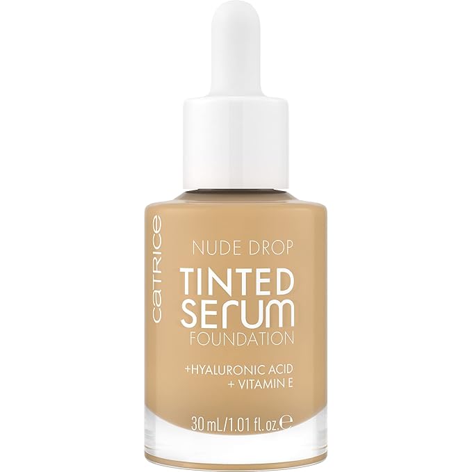 Catrice | Nude Drop Tinted Serum Foundation | Lightweight, Hydrating, Buildable Coverage | Enriched with Hyaluronic Acid & Vitamin E | Vegan & Cruelty Free (040N)-BrightBean Baby