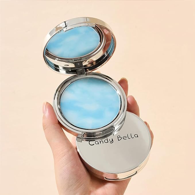 Oil Control Face Pressed Powder,Jelly Pressed Powder Face Makeup Setting Powder,Reduce Pores and Fine Lines Flawless Matte Long Lasting Finishing Lightweight Waterproof Face Cosmetics-BrightBean Baby