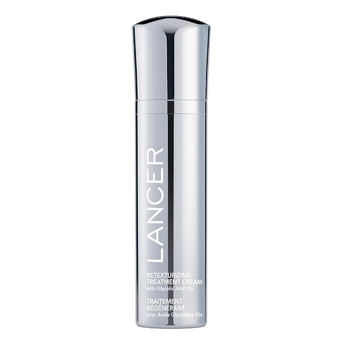 Lancer Skincare Retexturizing Treatment, Daily Moisturizing Cream with 10% Glycolic Acid, 1.7 Fl Oz-BrightBean Baby