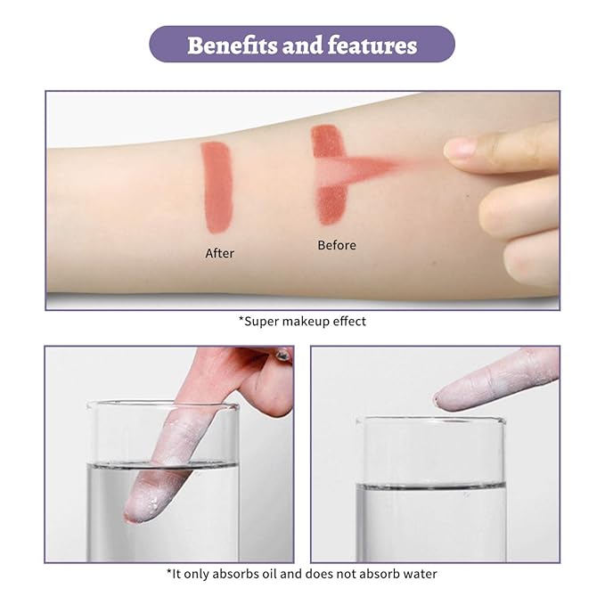 PHOERA Setting Powder Controls Oil,Setting Powder Makeup Light,Loose Powder Makeup Coverage,Loose Setting Powder Mini,0.17oz (01#Translucent)-BrightBean Baby
