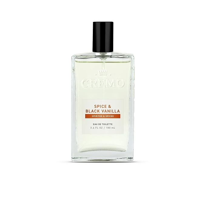 Cremo Cologne for Men - Spice & Black Vanilla Mens Cologne Spray - An Explosion of Vibrant Spices, Dark Woods and Black Vanilla, Fragrances For Men, 3.4 Fl Oz-BrightBean Baby