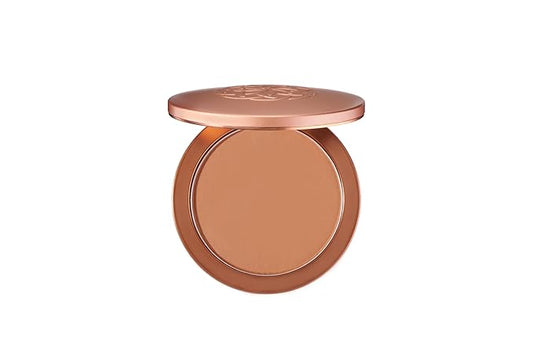 YENSA Super Serum Silk Powder Foundation - Matte Foundation Makeup to Blur and Smooth Pores - Provides a Radiant and More Even Skin Tone for a Natural, Healthy Glow - Deep 1 (0.35 oz)-BrightBean Baby