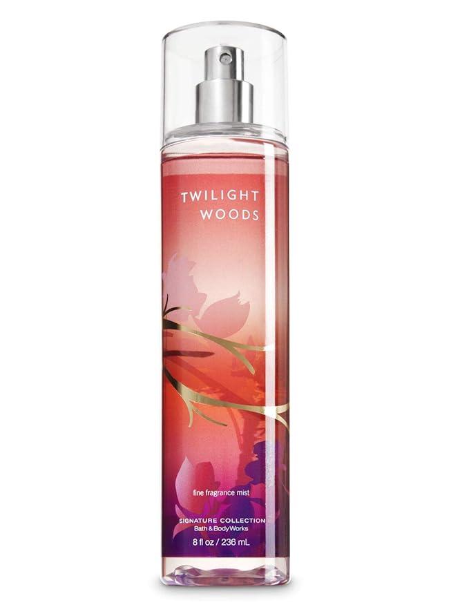 Bath Body Works Twilight Woods 8.0 oz Fine Fragrance Mist (Version may vary Red/Blue)-BrightBean Baby