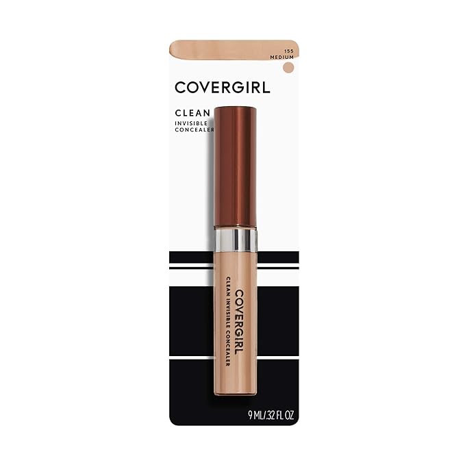 COVERGIRL Clean Invisible Lightweight Concealer Medium, .32 oz (packaging may vary)-BrightBean Baby