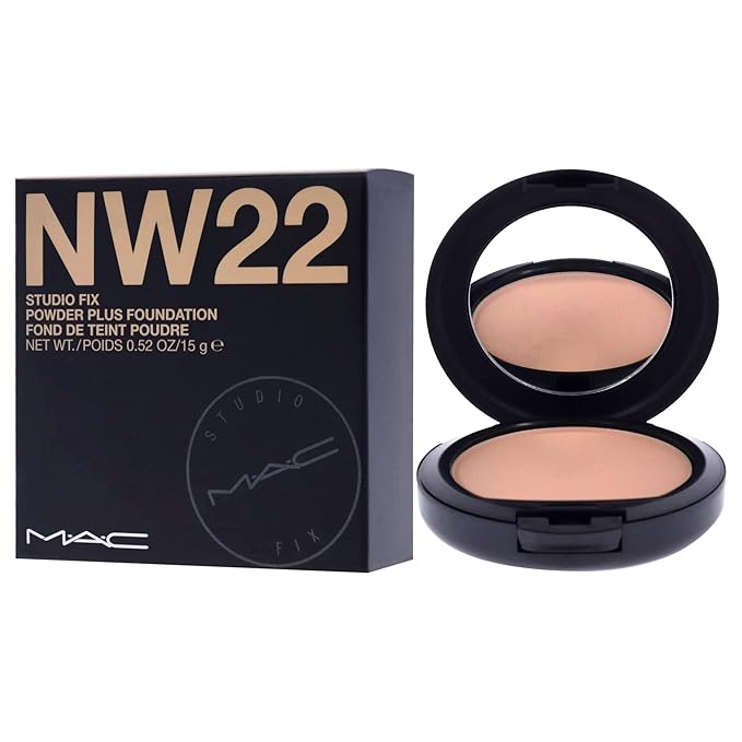 Mac Studio Fix Powder Plus Foundation Nw22 15gm/0.52 Oz-BrightBean Baby