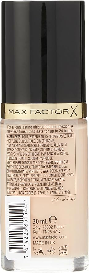 Max Factor Facefinity All Day Flawless 3 In 1 Foundation SPF 20, No. 30 Porcelain-BrightBean Baby