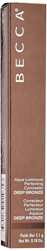 Becca Aqua Luminous Perfecting Concealer, Deep Bronze, 0.18 Ounce-BrightBean Baby