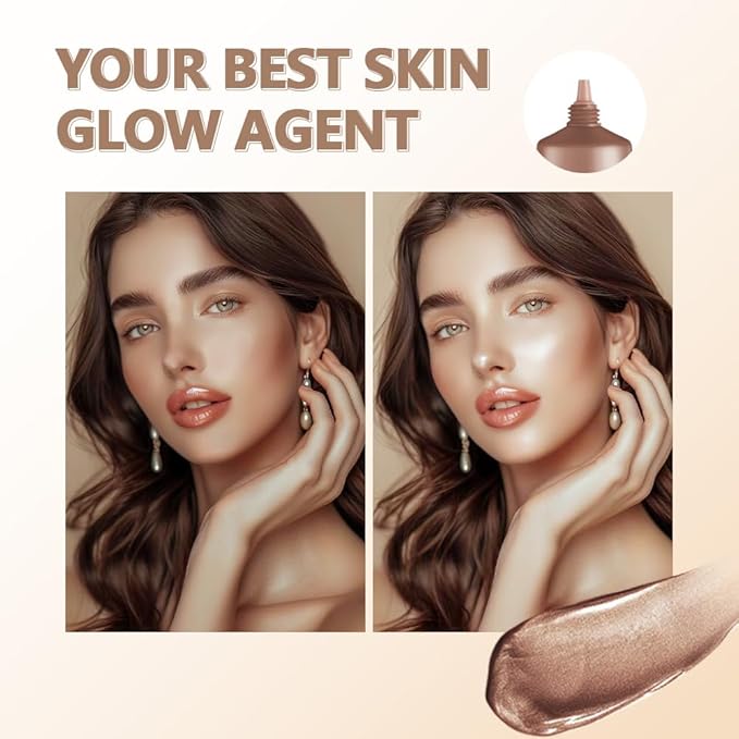 Full Match Glow Foundation, Enhance Foundation Natural Glow, Professional Coverage for a Flawless Look (Medium, Large)-BrightBean Baby