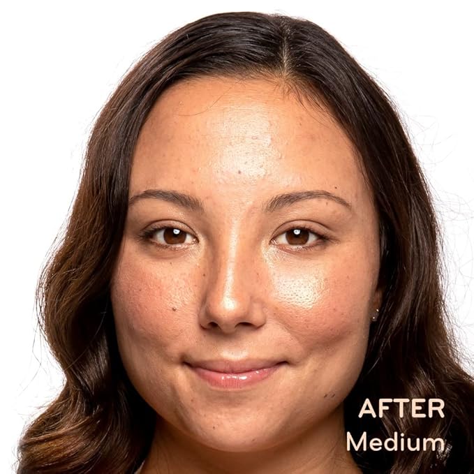 pūrlisse Radiant Glow Illuminating BB Cream SPF 30: Cruelty-Free & Clean, Paraben & Sulfate-Free, Light Coverage, Brightens with Hawthorn Berry | Medium 1.4oz-BrightBean Baby