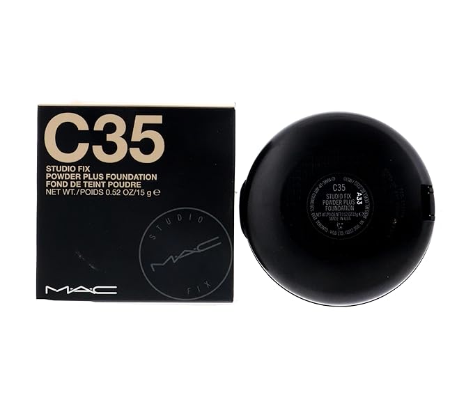 Mac Studio Fix Powder Plus Foundation C35 15gm/0.52 Oz-BrightBean Baby