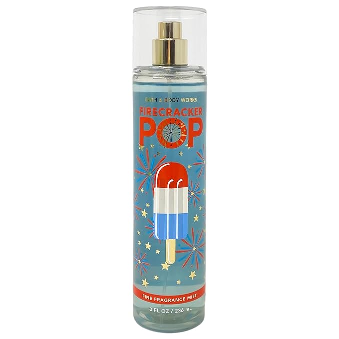 Bath and Body Works FireCracker Pop Fine Fragrance Mists Pack Of 2 8 oz. Bottles (FireCracker Pop)-BrightBean Baby