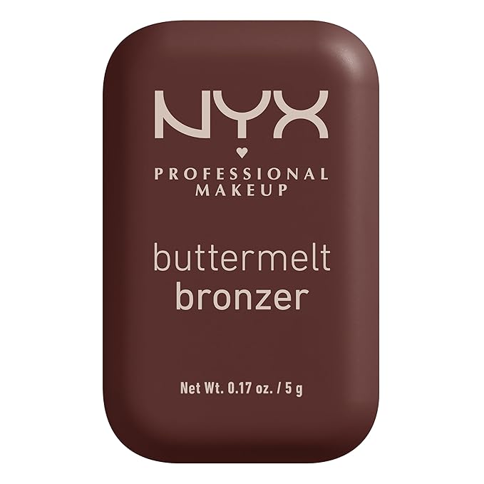 NYX PROFESSIONAL MAKEUP Matte Buttermelt Bronzer, Longwear Face Makeup with Up to 12 Hours of Wear, Vegan Formula - Butta Than U-BrightBean Baby