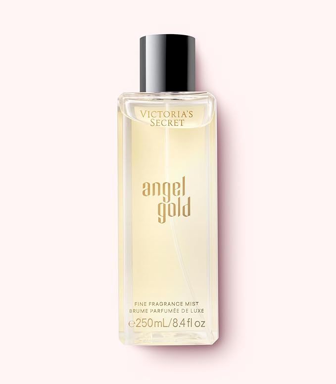 Victoria's Secret Angel Gold Fragrance Mist, Notes of Sparkling Bergamot, Gardenia & Musk, Body Spray for Women (8.4 oz)-BrightBean Baby