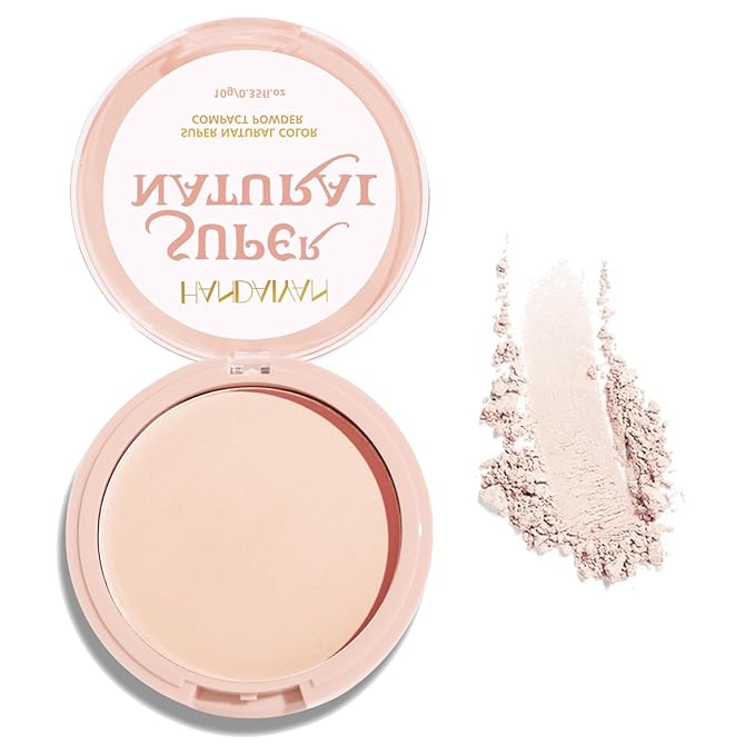 Pressed Face Powder Makeup Mineral Foundation Finishing Powder Pressed Finishing and Setting Powder Loose Setting Powder Makeup #02-BrightBean Baby