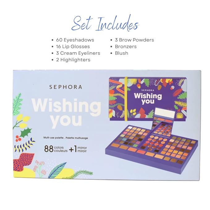 SEPHORA COLLECTION Wishing You Blockbuster Multi-Use Makeup Palette-BrightBean Baby