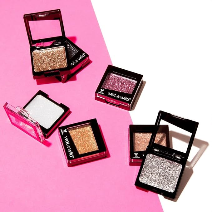 wet n wild Color Icon Eyeshadow Glitter - Ultra-Pigmented, Vitamin E Infused for a Silky-Smooth Moisturizing Application, Cruelty-Free & Vegan - Toasty