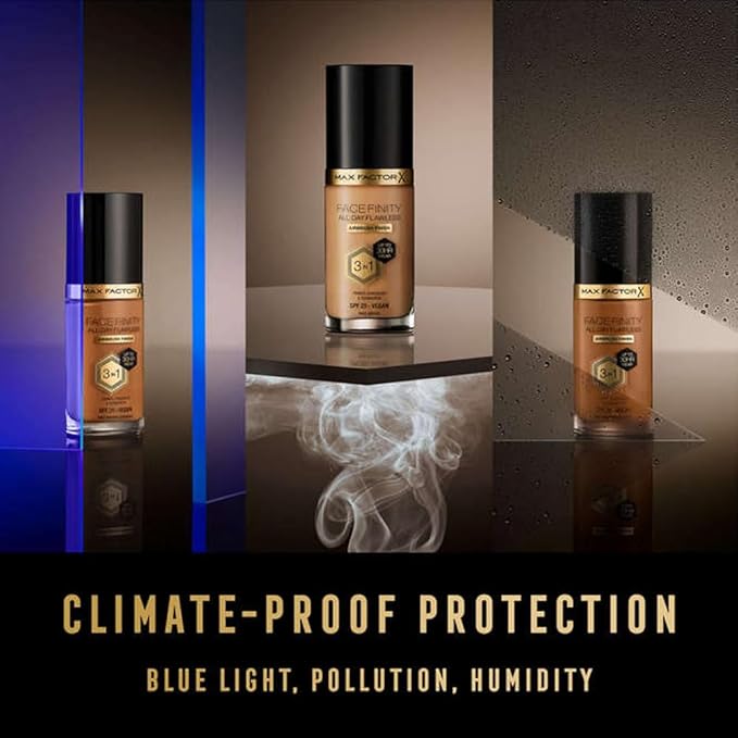 Max Factor Facefinity All Day Flawless 3 In 1 Foundation SPF 20, No. 40 Light Ivory-BrightBean Baby