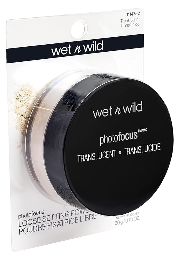 wet n wild Loose Setting Powder Photo Focus Loose Finishing Powder Off-White Translucent-BrightBean Baby