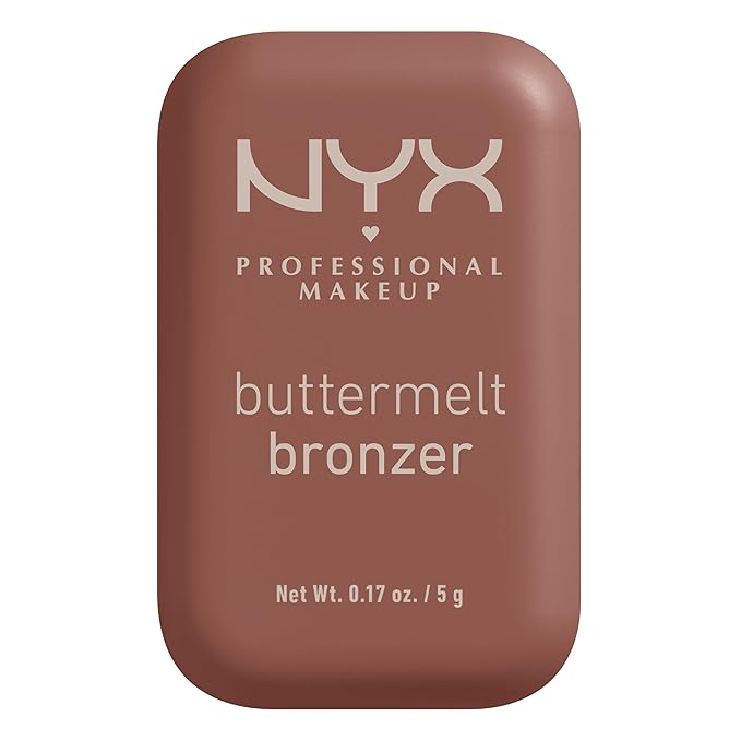 NYX PROFESSIONAL MAKEUP Matte Buttermelt Bronzer, Longwear Face Makeup with Up to 12 Hours of Wear, Vegan Formula - Butta Off-BrightBean Baby