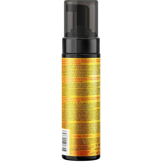 b.tan Ultra Long Lasting Self Tanner Mousse | Forever & Ever - Lasts Up to 11 Days, Fast, 1 Hour Express Sunless Tanning Foam, No Fake Tan Smell, Dark Bronze Glow, Vegan, Cruelty Free, 6.7 Fl Oz-BrightBean Baby