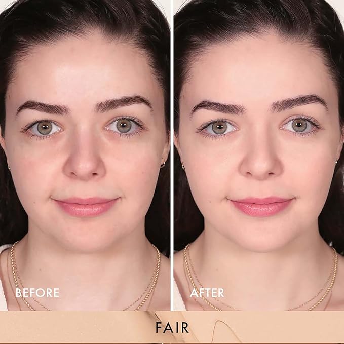 Wander Beauty Dualist Matte and Illuminating Concealer Makeup - Fair - Dual-Ended Matte Concealer Stick + Liquid Concealer - Full Coverage Concealer Brightens, Firms, & Hydrates Under Eyes -0.28 fl oz-BrightBean Baby
