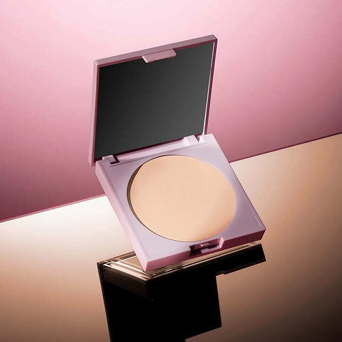 Mally Beauty The Anti-Powder Tinted Finishing Brightener, Light Mally Beauty The Anti-Powder Tinted Finishing Brightener Powder, Deep- Matte Finish, Brightens complexion and Blurs imperfections-BrightBean Baby