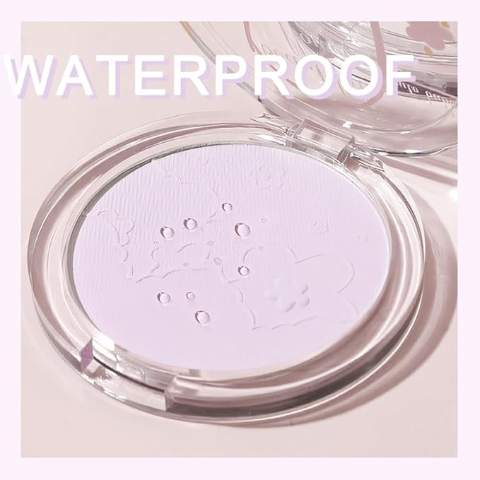 Face Oil Control Pressed Setting Powder-Clarifying Finishing Powder,Waterproof Long Lasting Translucent Powder Setting Powder Makeup,Blurs Fine Lines&Imperfections,Suitable for All-Day Use-BrightBean Baby