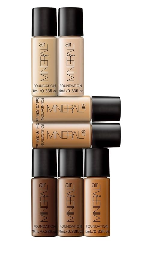 Mineral Air Four-in-One Foundation for Mineral Air Mist Device—Color, 10 ml, Travel Size - Medium-BrightBean Baby