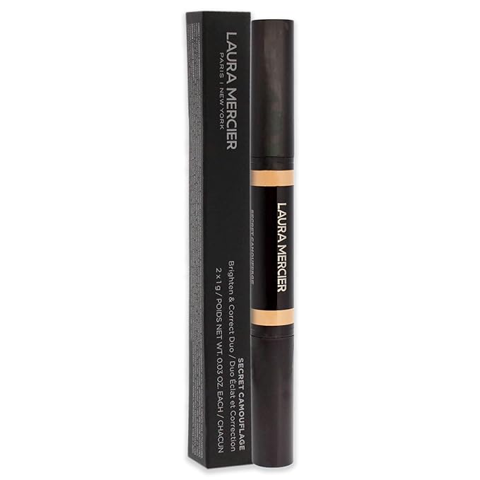 Laura Mercier Secret Camouflage Concealer Duo Stick - 2N Light with Neutral Undertones Women 2 x 0.3 oz-BrightBean Baby