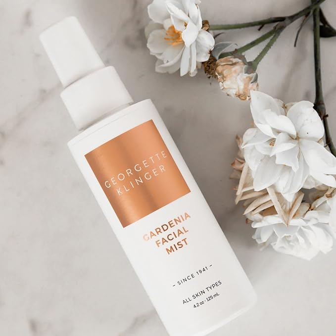 Georgette Klinger Gardenia Facial Mist - Collagen-Infused Face Spray, Long-Lasting Makeup, Hydration for Dewy and Smooth Skin, Anti Aging for All Skin Types- 4.2 oz-BrightBean Baby