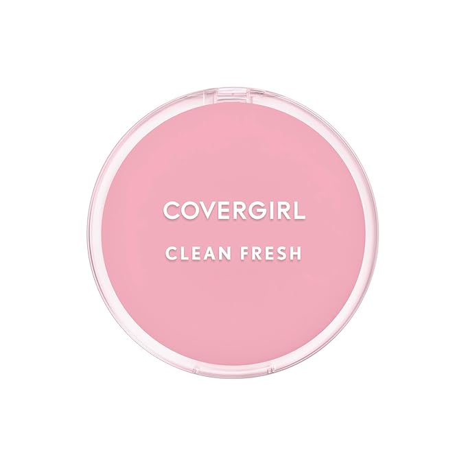 COVERGIRL Clean Fresh Pressed Powder, Porcelain, 0.35 oz-BrightBean Baby