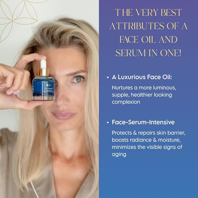 ieró Beauty Moonkissed Radiant Skincare Restorative Serum Oil | Face Moisturizer | Hydrating Face Oil | Anti Aging | Restore Suppleness | All Skin Types | Paraben & Silicone Free, 1 FL OZ/30ML-BrightBean Baby
