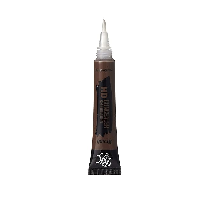 Ruby Kisses HD Concealer & Foundation Flawless Full Cover Brush Face Makeup (Mahogany)-BrightBean Baby