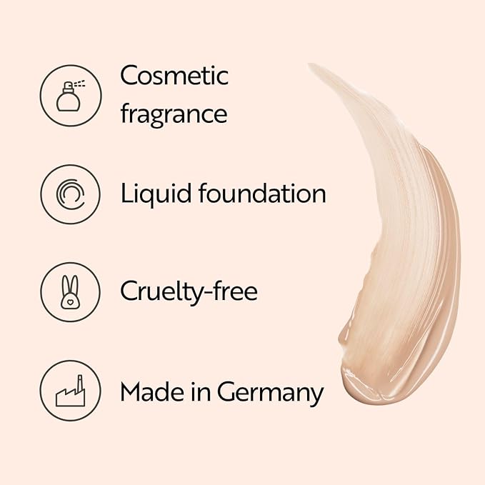 M. Asam MAGIC FINISH Supercharge Serum Foundation Soft Ivory (1.01 Fl Oz) - Moisturizing Make Up & Firming Face Serum In One, Anti-aging CC Cream With Optimal Coverage & Hyaluronic Acid-BrightBean Baby