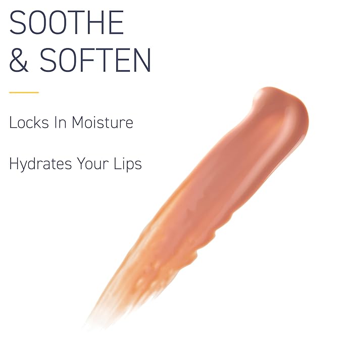 Brush On Block Sun Shine Protective Lip Oil SPF 30, Mineral Protection from UVA/UVB & Blue Light, Hydrating, Cruelty-Free, Gluten-Free, & Vegan, Nude-BrightBean Baby
