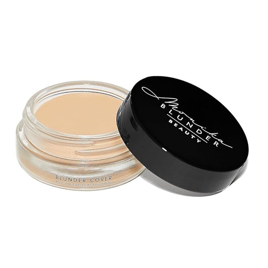 Monika Blunder Beauty - Blunder Cover Foundation, Concealer - Shade: 2.5 - Zwei.5 - Light, Warm Undertones - Clean Beauty, All-In-One, Cruelty-Free, Vegan - 0.62 oz-BrightBean Baby