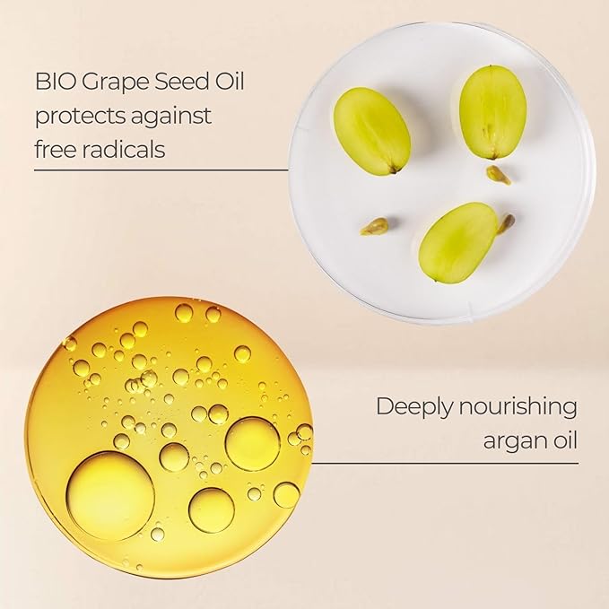 M. Asam MAGIC FINISH Supercharge Serum Foundation Deep Almond (1.01 Fl Oz) - Moisturizing Make Up & Firming Face Serum In One, Anti-aging CC Cream With Optimal Coverage & Hyaluronic Acid-BrightBean Baby