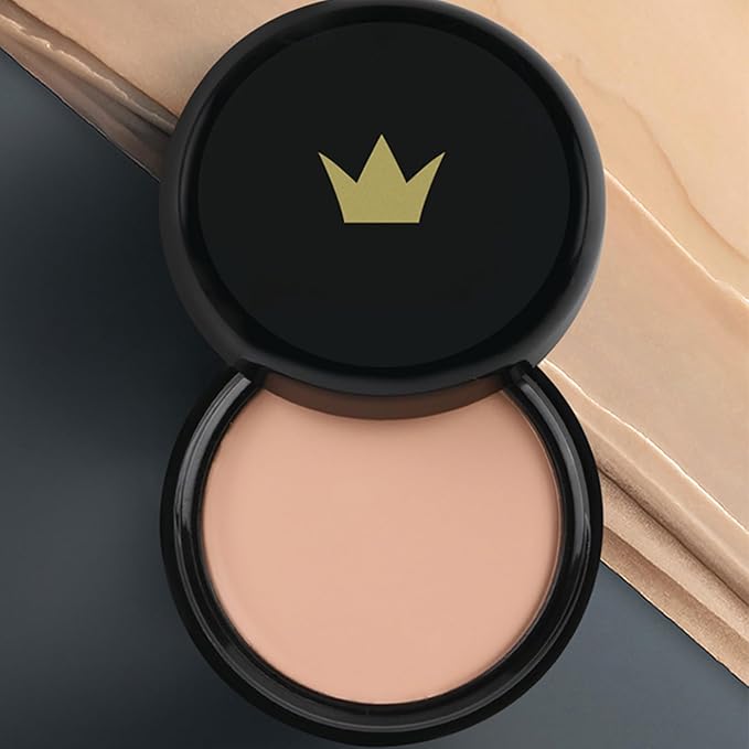 Mallofusa Single Color Face Makeup Concealer Foundation Palette Creamy Moisturizing Contouring 0.49oz (Dark Coffee)-BrightBean Baby