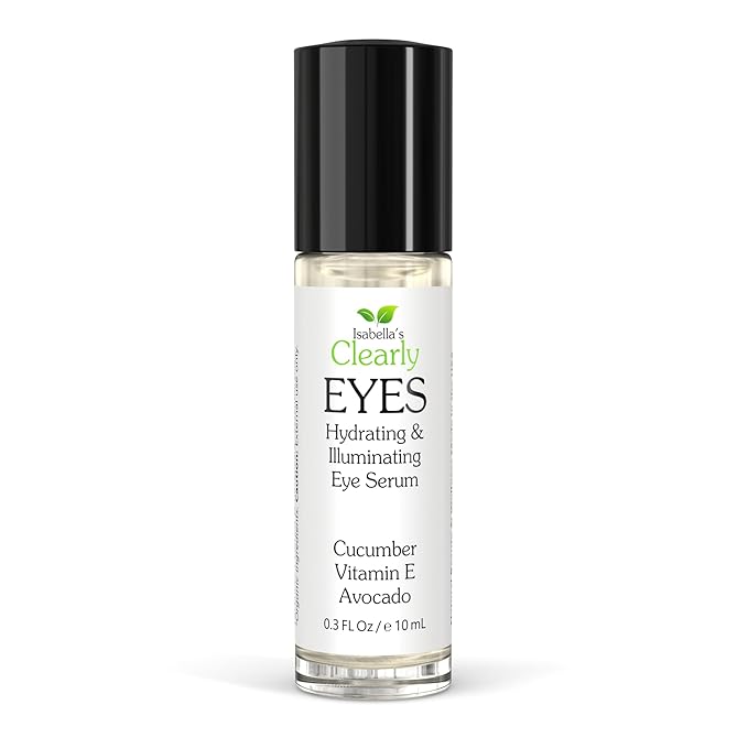 EYES, Natural Anti Aging Eye Serum | Hydrating and Firming Instant Treatment for Tired Puffy Eyes, Dark Circles, Swollen Eyelid, Eye Bags with Cucumber and Avocado | Made in USA-BrightBean Baby